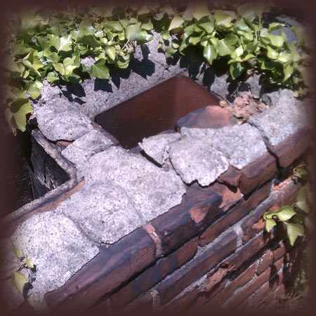 Ivy Covered Chimney